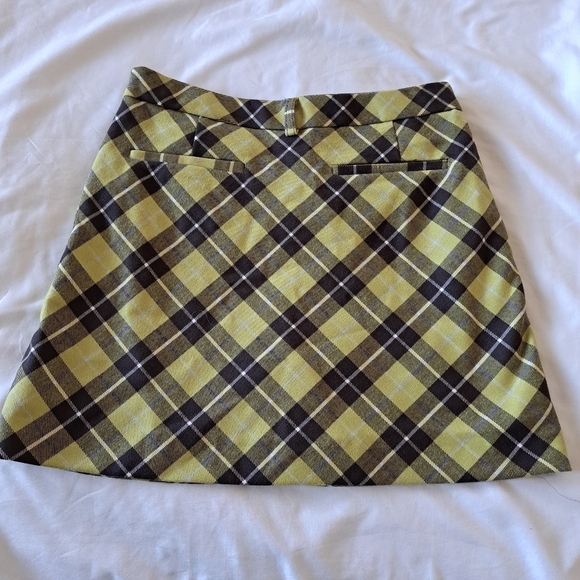 Zara girls size 11-12 plaid skirt with modesty shorts - Picture 4 of 6